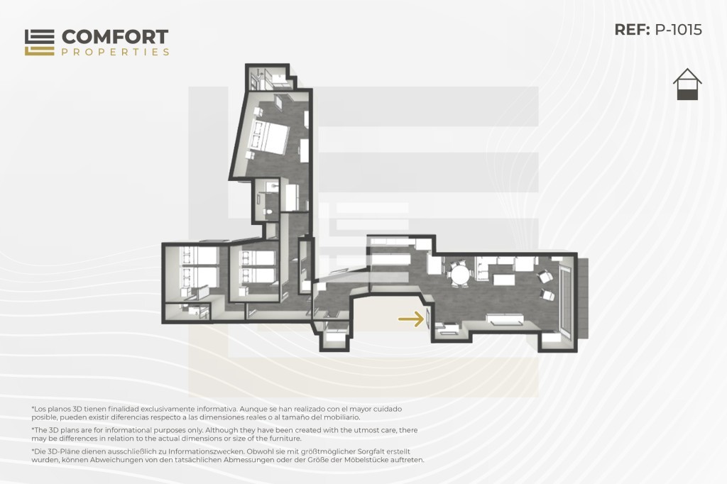 PLANO APARTAMENTO P-1015